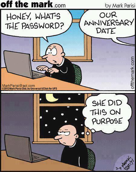 Password comic by Mark Parisi
